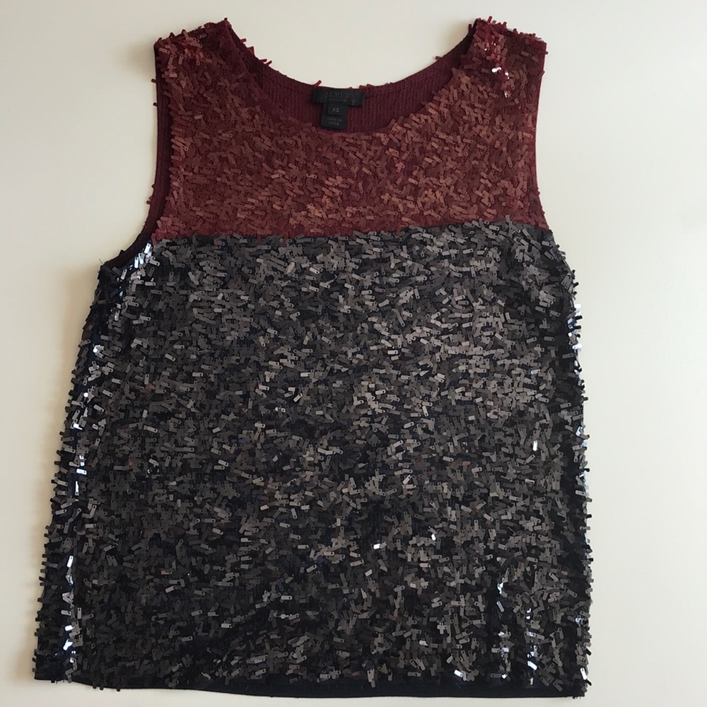 J.Crew sequin top